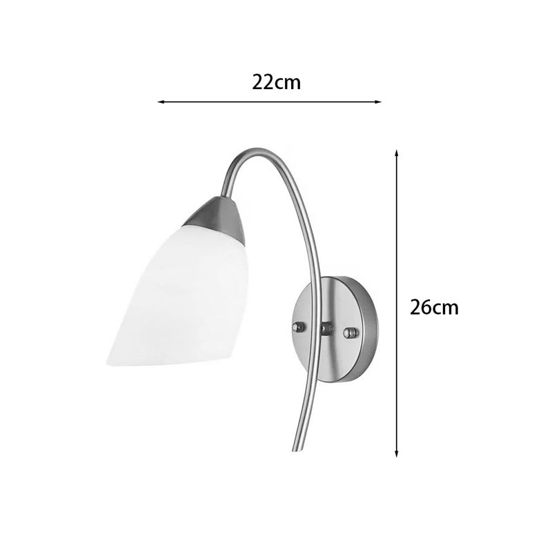 Aplica de perete LED Berak, Metal, 10x10x17 cm - Auriu