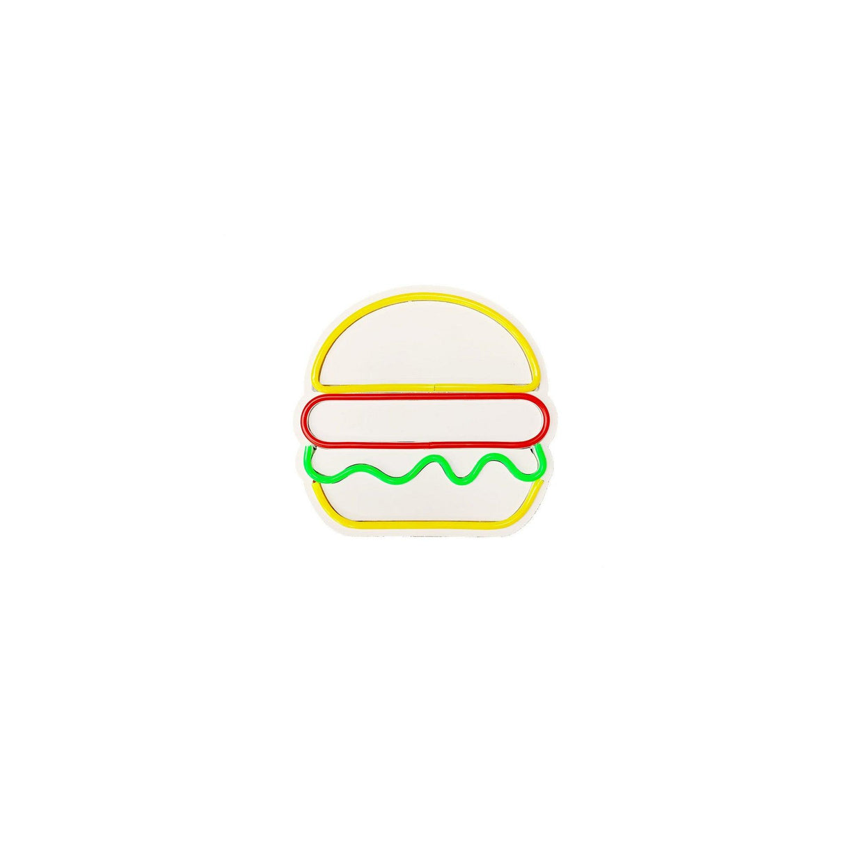 Aplica de Perete Neon Hamburger, 28x27 cm