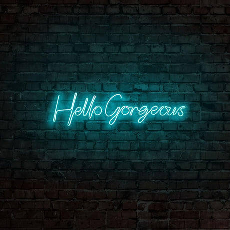 Aplica de Perete Neon Hello Gorgeous (diverse dimensiuni)