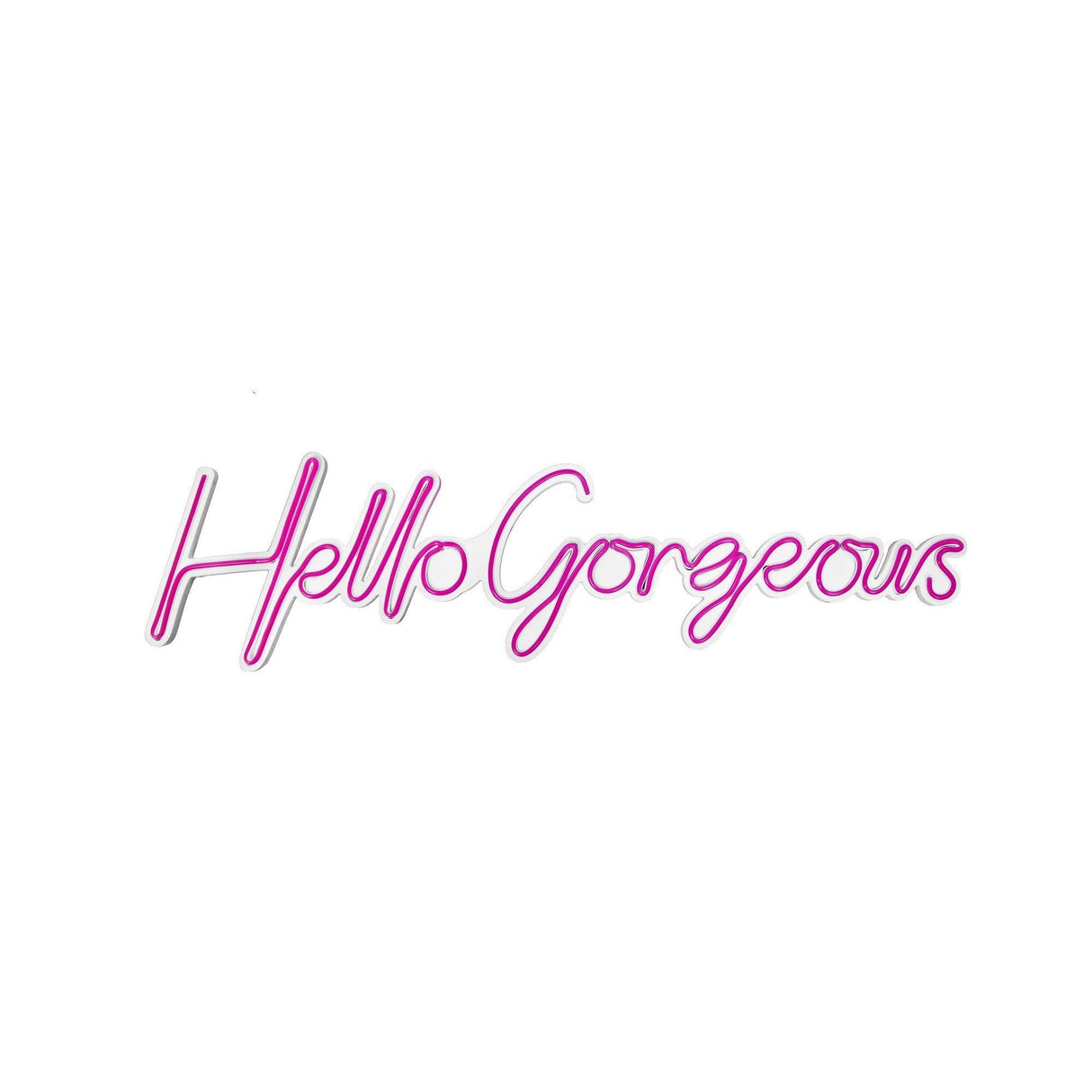 Aplica de Perete Neon Hello Gorgeous (diverse dimensiuni) - Roz