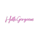 Aplica de Perete Neon Hello Gorgeous (diverse dimensiuni) - Roz