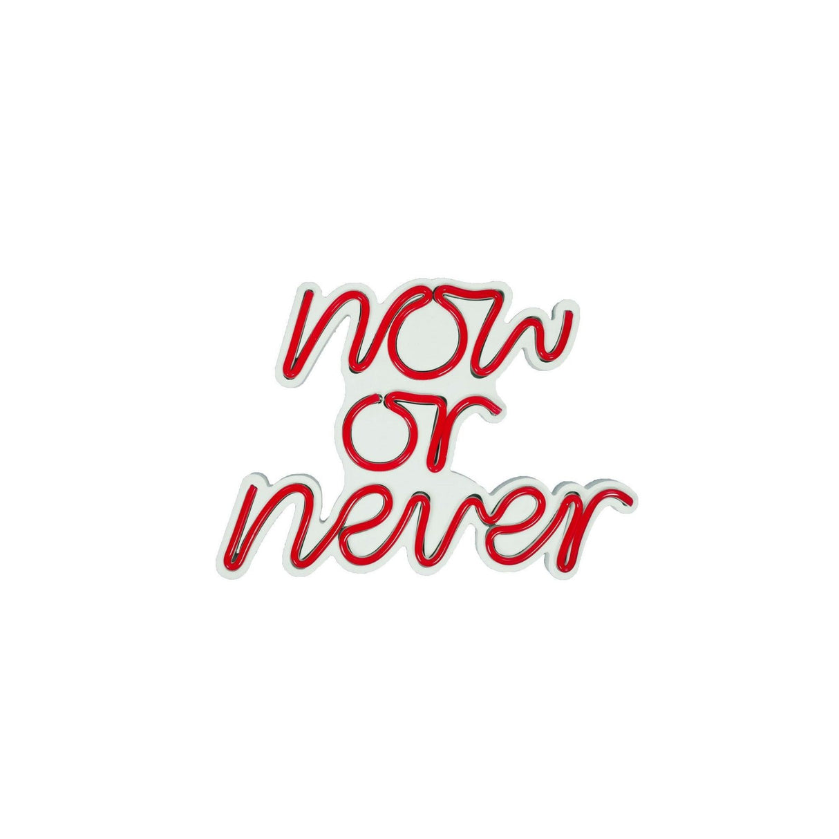 Aplica de Perete Neon Now or Never, 28x22 cm - Rosu