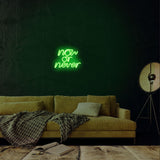 Aplica de Perete Neon Now or Never, 28x22 cm - Verde