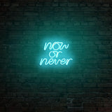 Aplica de Perete Neon Now or Never, 28x22 cm - Albastru