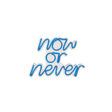 Aplica de Perete Neon Now or Never, 28x22 cm - Albastru