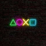 Aplica de Perete Neon Play Station, 57x15 cm