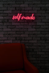 Aplica de Perete Neon Self Made, 48x16 cm - Roz