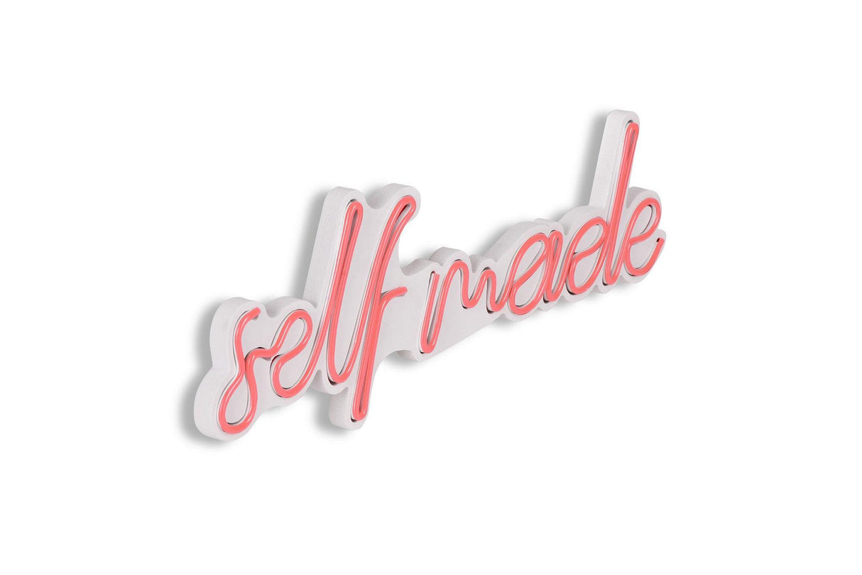 Aplica de Perete Neon Self Made, 48x16 cm - Roz