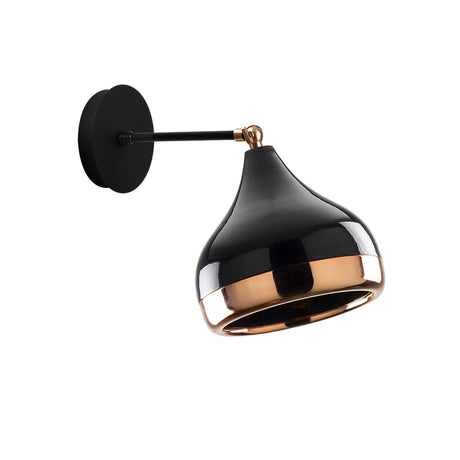 Aplica de perete Spark, Negru, 17x17x28 cm