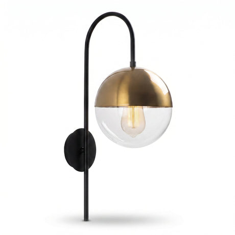 Aplica de perete Sunflux, Negru, 20x20x57 cm