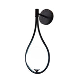 Aplica perete Teary, Negru-Alb, metal, 16x12x37 cm
