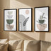Arta de perete Elyra, Stil Triptic, Rama, Multicolor, 33x48 cm