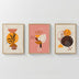Arta de perete în rama Solith, Triptyque, Lemn, Multicolor, 33x48 cm