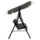 Balansoar Globo, Metal, 170x110x153 cm - Gri