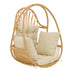 Balansoar de gradina Jorg Boho, Natural, 80x59x105 cm