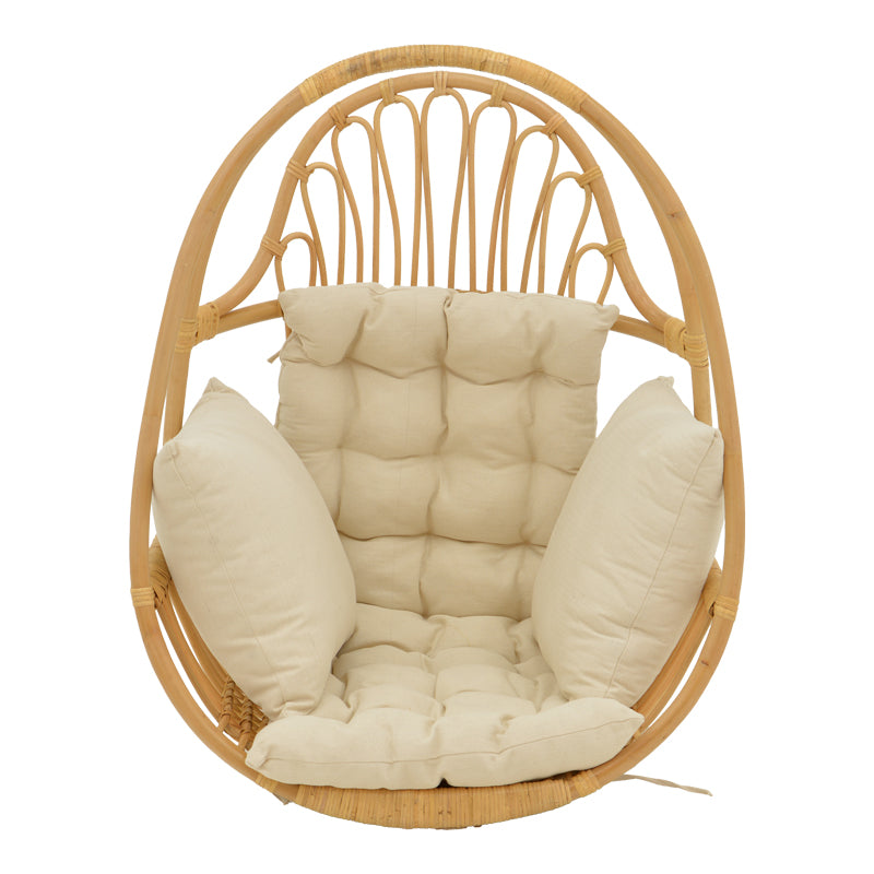 Balansoar de gradina Jorg Boho, Natural, 80x59x105 cm, detaliu produs