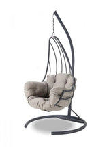 Balansoar de gradina Melike, Crem, 115x218x60 cm