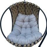 Balansoar Makito, PVC, 100x105x195 cm - Balansoar Makito, Negru, PVC, Bej-Gri, 100x105x195 cm, perspectiva suplimentara