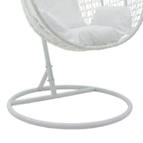 Balansoar Zafer, Metal si PP, 106x103x200 cm - Alb