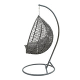 Balansoar Zafer, Metal si PP, 106x103x200 cm - Gri