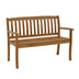 Banca cu 2 locuri Jerdu lemn Natural de salcâm, 120x61x87 cm