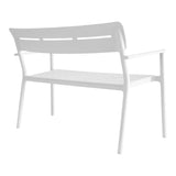 Bancă de grădină 2 locuri Cadrin, Diverse culori, 117x60x83 cm - Alb | SKU: 326-000093 | Bancă de grădină 2 locuri Cadrin, 117x60x83 cm, varianta Alb, produs pentru amenajarea locuinței, disponibil online în România la CasaMob