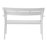 Bancă de grădină 2 locuri Cadrin, Diverse culori, 117x60x83 cm - Alb | SKU: 326-000093 | Bancă de grădină 2 locuri Cadrin, 117x60x83 cm, varianta Alb, produs pentru amenajarea locuinței, disponibil online în România la CasaMob