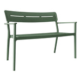 Bancă de grădină 2 locuri Cadrin, Diverse culori, 117x60x83 cm - Verde închis | SKU: 326-000094 | Bancă de grădină 2 locuri Cadrin, 117x60x83 cm, varianta Verde închis, produs pentru amenajarea locuinței, disponibil online în România la CasaMob