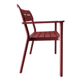 Bancă de grădină 2 locuri Cadrin, Diverse culori, 117x60x83 cm - Rosu | SKU: 326-000095 | Bancă de grădină 2 locuri Cadrin, 117x60x83 cm, varianta Rosu, produs pentru amenajarea locuinței, disponibil online în România la CasaMob