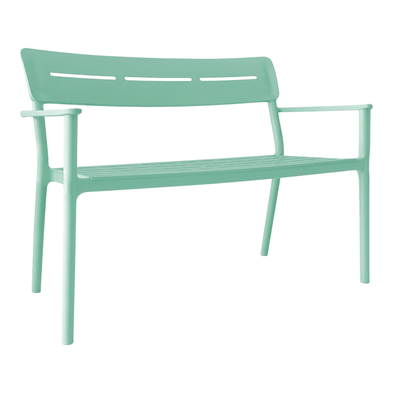 Bancă de grădină 2 locuri Cadrin, Diverse culori, 117x60x83 cm - Verde deschis | SKU: 326-000096 | Bancă de grădină 2 locuri Cadrin, 117x60x83 cm, varianta Verde deschis, produs pentru amenajarea locuinței, disponibil online în România la CasaMob