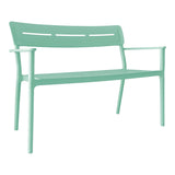 Bancă de grădină 2 locuri Cadrin, Diverse culori, 117x60x83 cm - Verde deschis | SKU: 326-000096 | Bancă de grădină 2 locuri Cadrin, 117x60x83 cm, varianta Verde deschis, produs pentru amenajarea locuinței, disponibil online în România la CasaMob