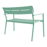 Bancă de grădină 2 locuri Cadrin, Diverse culori, 117x60x83 cm - Verde deschis | SKU: 326-000096 | Bancă de grădină 2 locuri Cadrin, 117x60x83 cm, varianta Verde deschis, produs pentru amenajarea locuinței, disponibil online în România la CasaMob