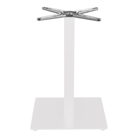 Bază de masă metalică Thonor, Industrial, Metal, Alb - Negru, 48x48x73 cm