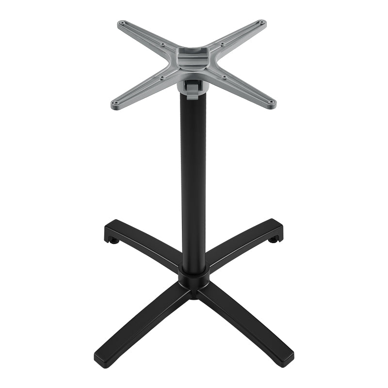 Bază de masă pliabilă metalică Levo, negru, 69x69x73 cm, detaliu produs