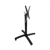 Bază de masă pliabilă metalică Levo, negru, 69x69x73 cm