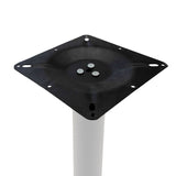 Baza masa bar functionala Staid, metal, Alb-Negru, 40x40x94 cm