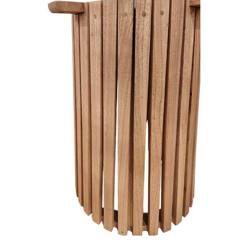 Bază masă interior cu structură stabilă, Galy I, Lemn mindi, Natural, 60x75 cm, perspectiva suplimentara
