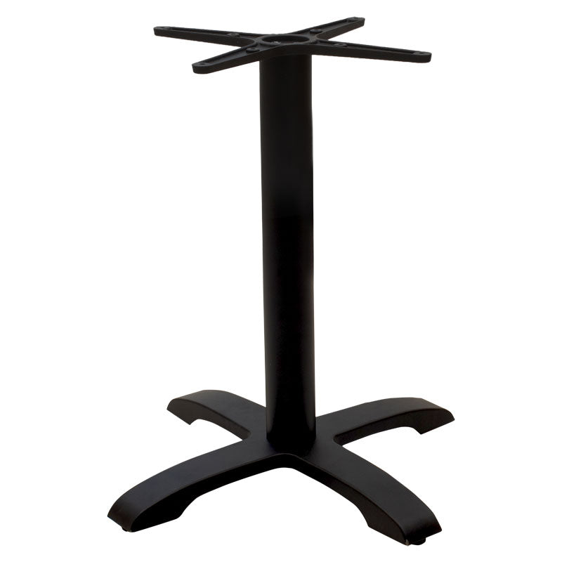 Baza mesei de bar Ntona, neagra, 62x62x108 cm