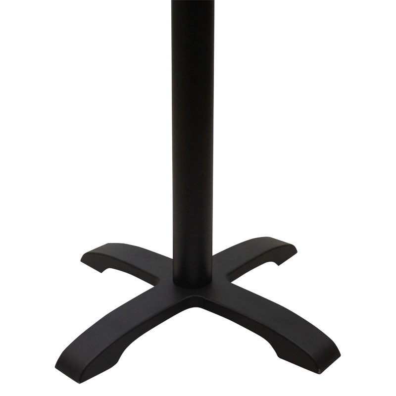 Baza mesei de bar Ntona, neagra, 62x62x108 cm, detaliu produs