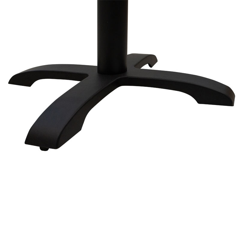 Baza mesei de bar Ntona, neagra, 62x62x108 cm