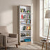 Biblioteca Adore Base, 6 rafturi, Crem / Alb, 60x197x26 cm | SKU: KTP-860-MB-1