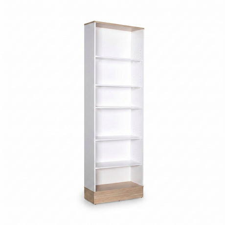 Bibliotecă KTP-860-MB-1 Home Collection® Base cu 6 Rafturi, Alb, 60x197x26 cm