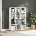 Biblioteca KTP-034-FF-1 home collection Cubic, Alb - Stejar, 104x141x30 cm - KTP-034-BB-1 | SKU: KTP-034-BB-1