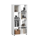 Biblioteca KTP-024-FF-1 Home Collection® Cubic, Alb - Stejar, 70x141x30 cm - Alb | SKU: KTP-024-FF-1, KTP-024-BB-1