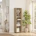 Biblioteca KTP-014-FF-1 Home Collection® Cubic, Alb - Stejar, 36x141x30 cm | SKU: KTP-014-FF-1