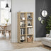 Biblioteca KTP-024-FF-1 Home Collection® Cubic, Alb - Stejar, 70x141x30 cm | SKU: KTP-024-FF-1