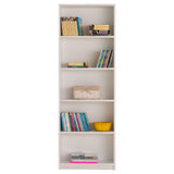Biblioteca A1205 Home Collection® Libra, 5 rafturi, Alb, 56x170x20 cm