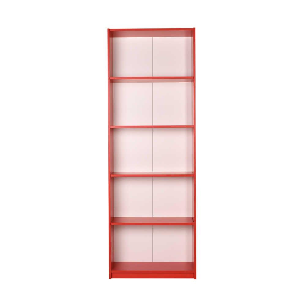 Biblioteca KTP-350-BB-1 Home Collection® Modern, 5 rafturi, 64x182x26 cm - Rosu | SKU: KTP-350-KK-1