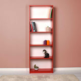 Biblioteca KTP-350-BB-1 Home Collection® Modern, 5 rafturi, 64x182x26 cm - Rosu | SKU: KTP-350-KK-1