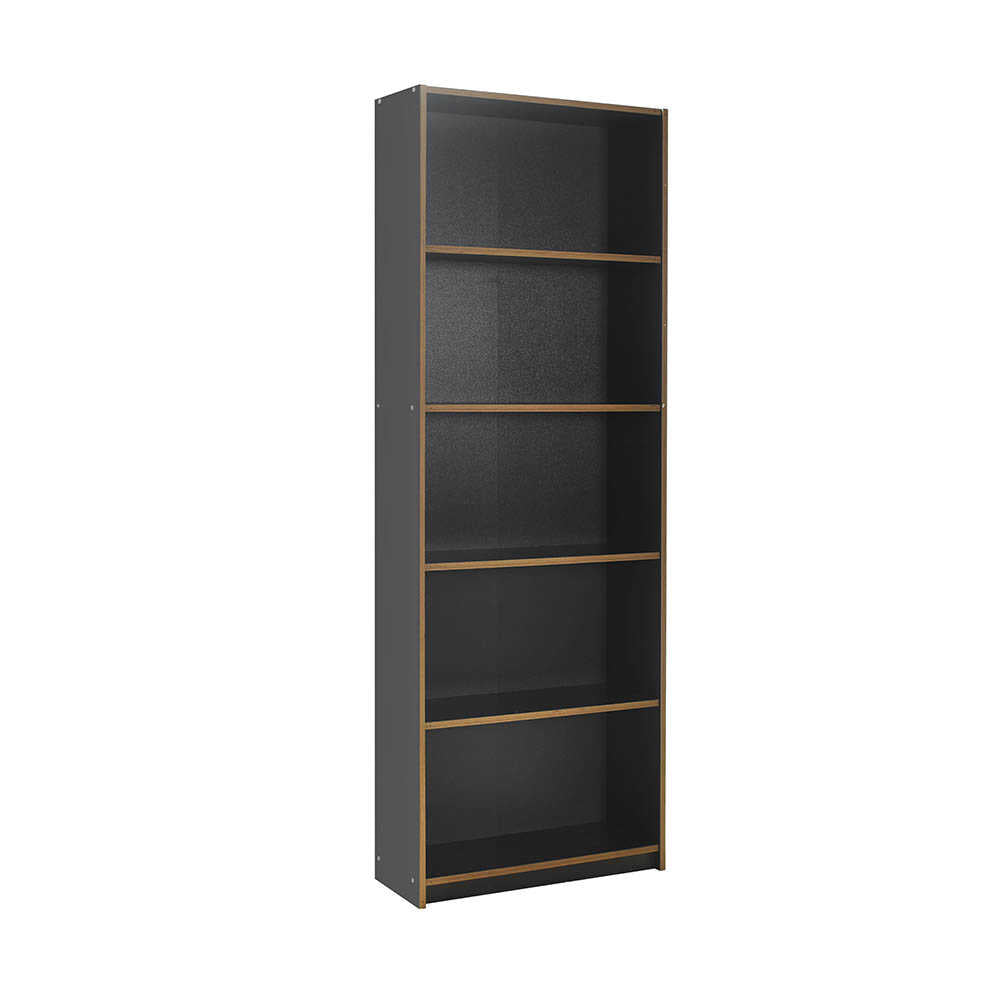 Biblioteca KTP-350-BB-1 Home Collection® Modern, 5 rafturi, 64x182x26 cm - Antracit | SKU: KTP-350-AX-1